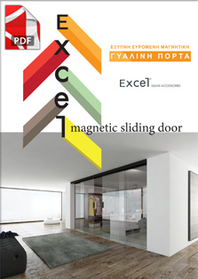 GLASS ACCESSORIES magnetic sliding door